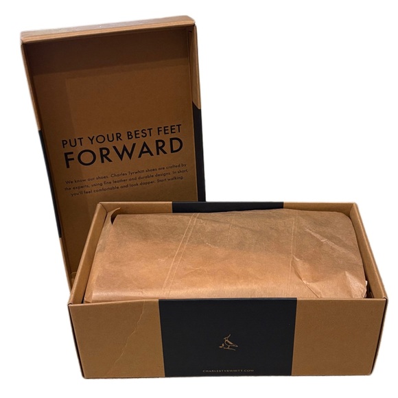 Charles Tyrwhitt Shiny Black Derbys - Picture 10 of 12